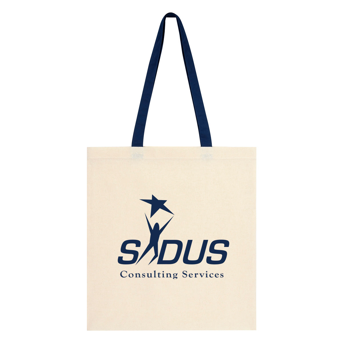 Penny Wise Cotton Canvas Tote Bag, 4 oz - Silk Screen