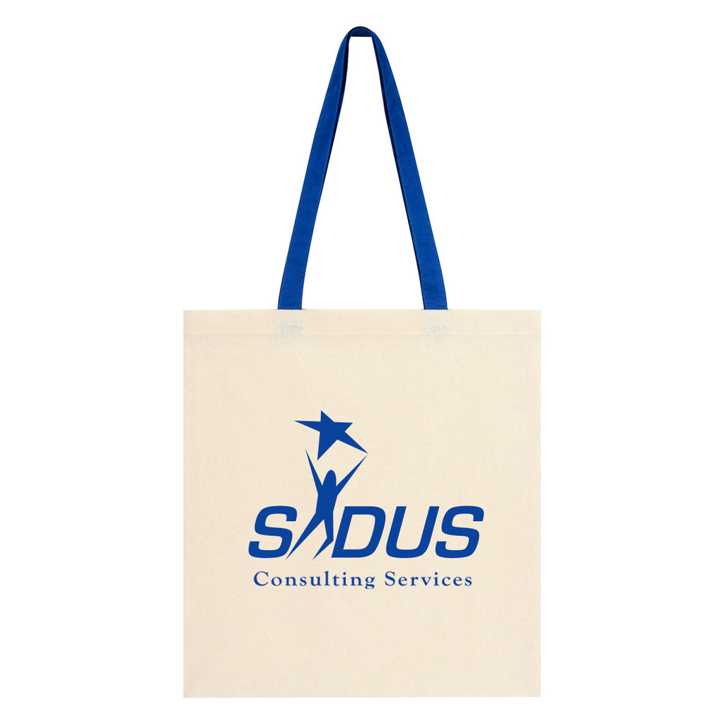 Penny Wise Cotton Canvas Tote Bag, 4 oz - Silk Screen