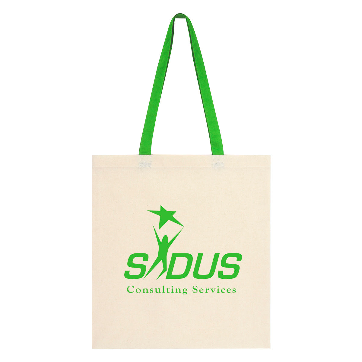 Penny Wise Cotton Canvas Tote Bag, 4 oz - Silk Screen