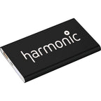 Pep Lightweight Aluminum Power Bank, 4,000 mAh Laser Engraving - Black - Front