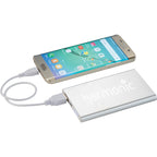 Pep Lightweight Aluminum Power Bank, 4,000 mAh Laser Engraving - Silver - Photo 3