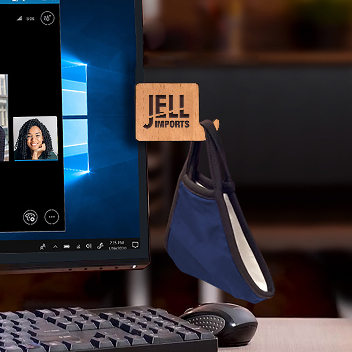 Perch for a Mask, in Wood - Wood Mask Perch