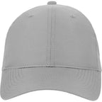 Perforated Back Ball Cap in Recycled Polyester Embroidery - Silver - Front