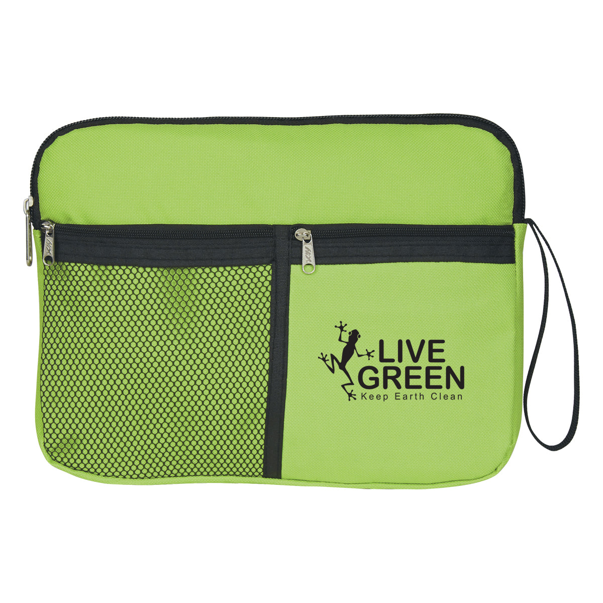 Personal Carrying Bag, Multi-Purpose - Lime Green - Silk Screen