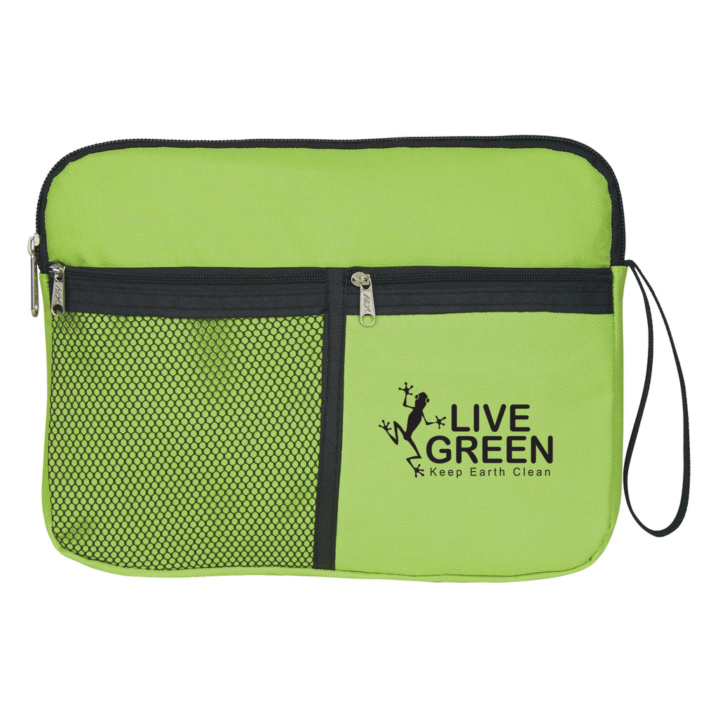 Personal Carrying Bag, Multi-Purpose - Lime Green - Silk Screen