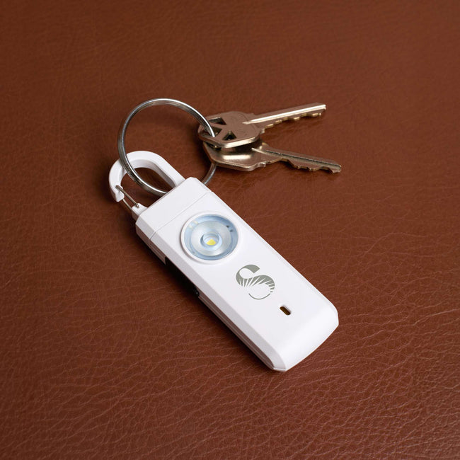 Personal Safety Alarm Keychain with LED Light