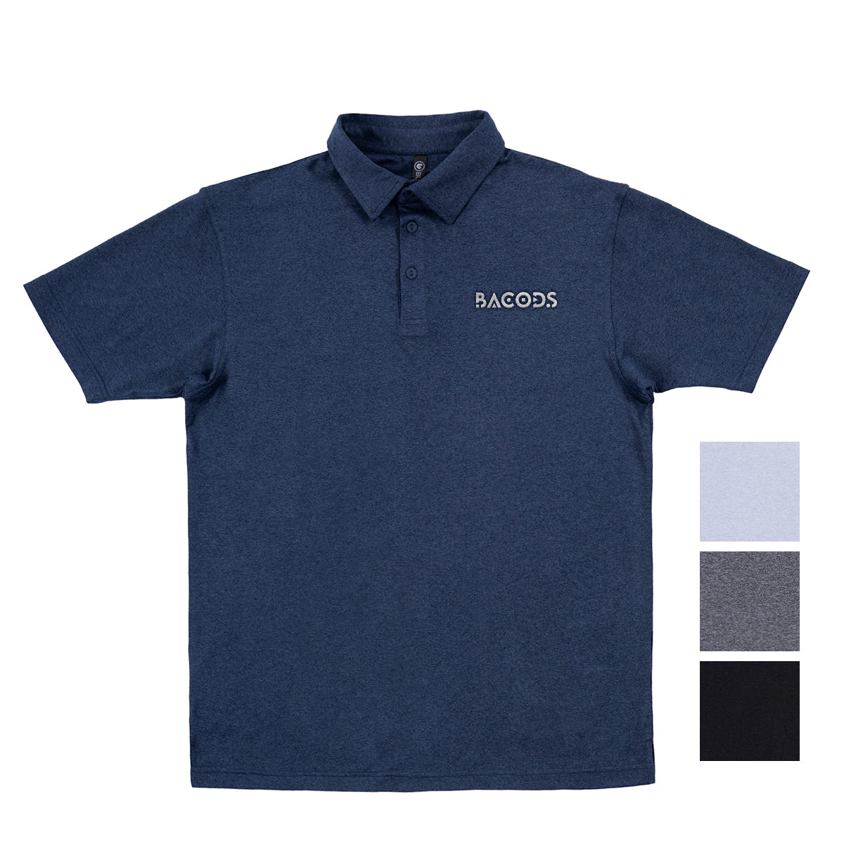 Personalized Performance Polo - Burnside Dawn to Dusk - Heather Black