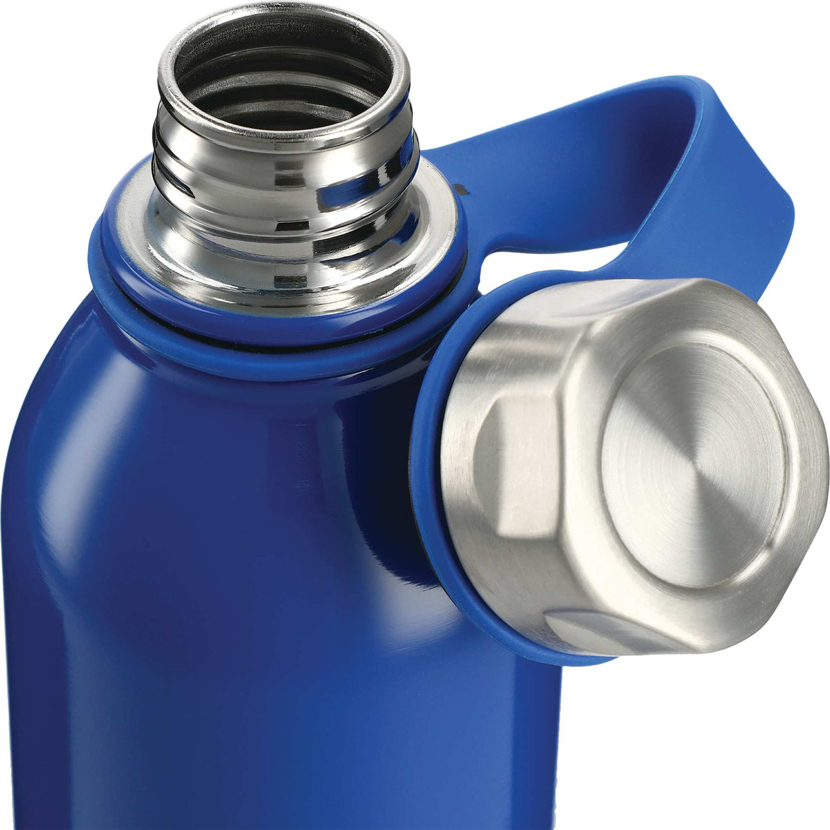 Perth Stainless Steel Sports Bottle with Soft Loop, 25 oz - Blue - Photo