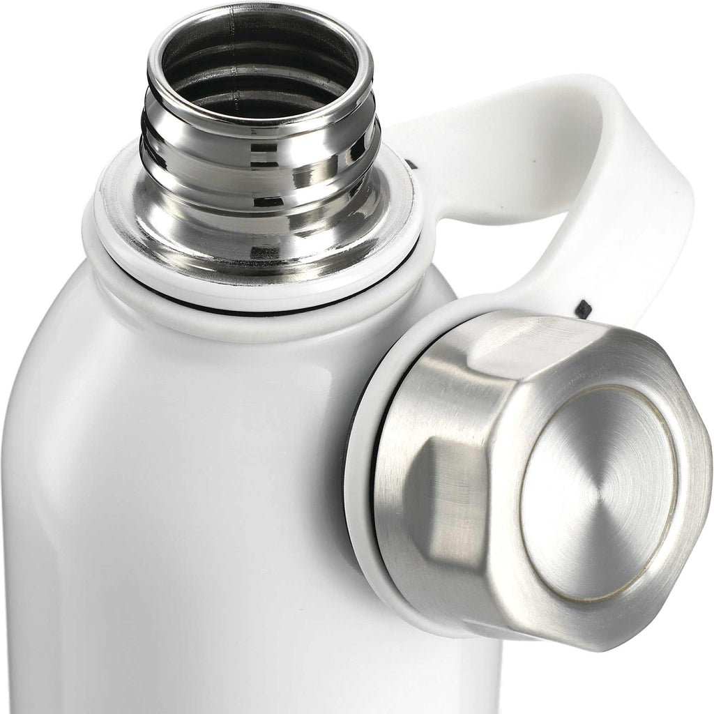 Perth Stainless Steel Sports Bottle with Soft Loop, 25 oz - White - Photo