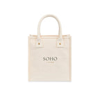 Petite Market Street Canvas Tote with Padded Handles - Natural - View 1