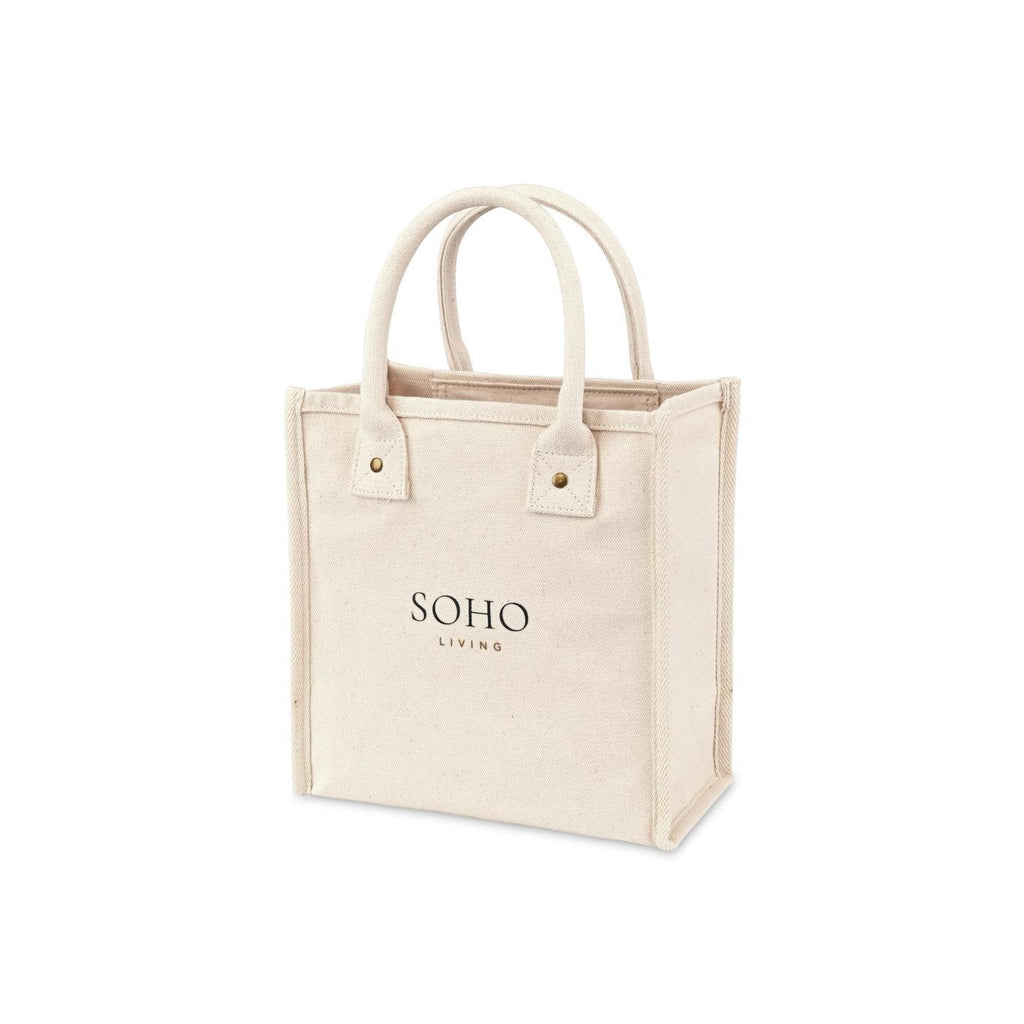 Petite Market Street Canvas Tote with Padded Handles - Natural - View 2