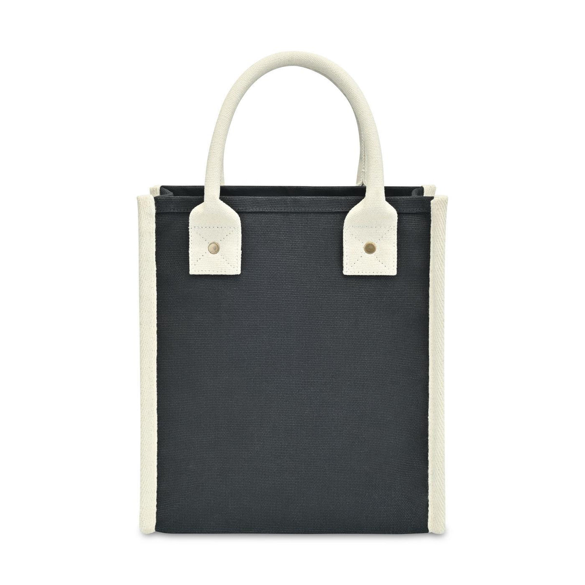 Petite Market Street Canvas Tote with Padded Handles Transfer - Black - View 5