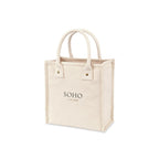 Petite Market Street Canvas Tote with Padded Handles Transfer - Natural - View 2