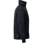 Peyto Waterproof Softshell Jacket with Roll-Away Hood for Men Debossing - Black - Right Side