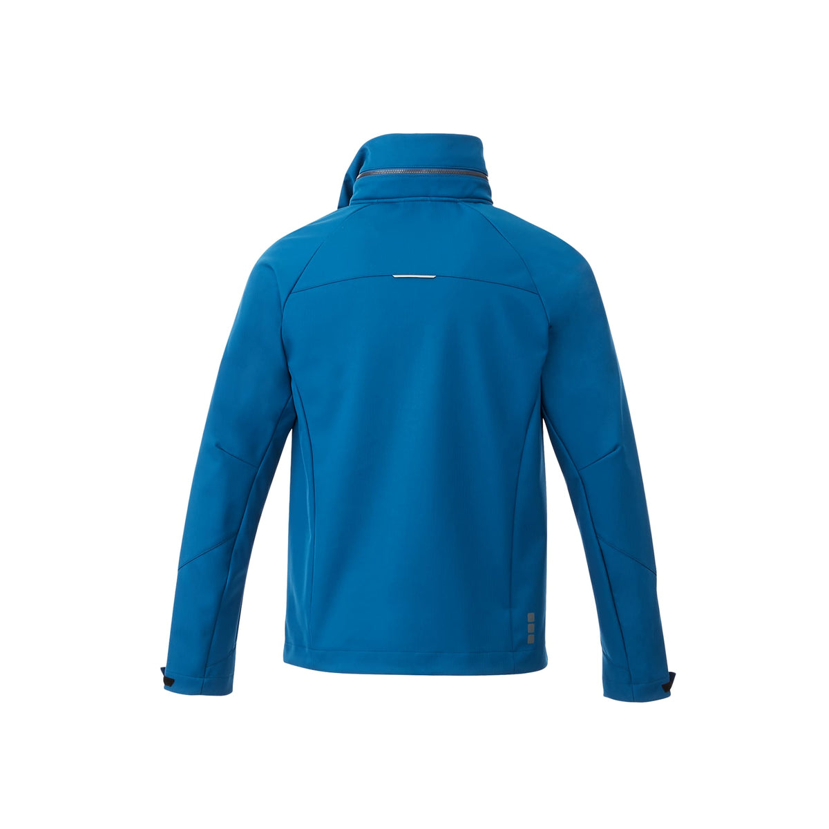 Peyto Waterproof Softshell Jacket with Roll-Away Hood for Men Embroidery - Invictus - Back Flat