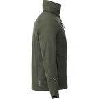 Peyto Waterproof Softshell Jacket with Roll-Away Hood for Men Embroidery - Loden - Right Side