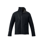 Peyto Waterproof Softshell Jacket with Roll-Away Hood for Men Transfer - Black - Front Flat
