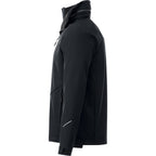 Peyto Waterproof Softshell Jacket with Roll-Away Hood for Men Transfer - Black - Left Side