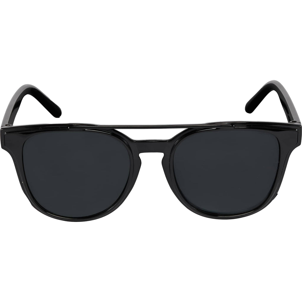 Peyton Brow Bar Sunglasses with Recycled Frame - Black - Alternate