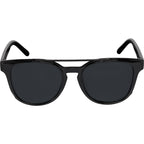 Peyton Brow Bar Sunglasses with Recycled Frame - Black - Alternate