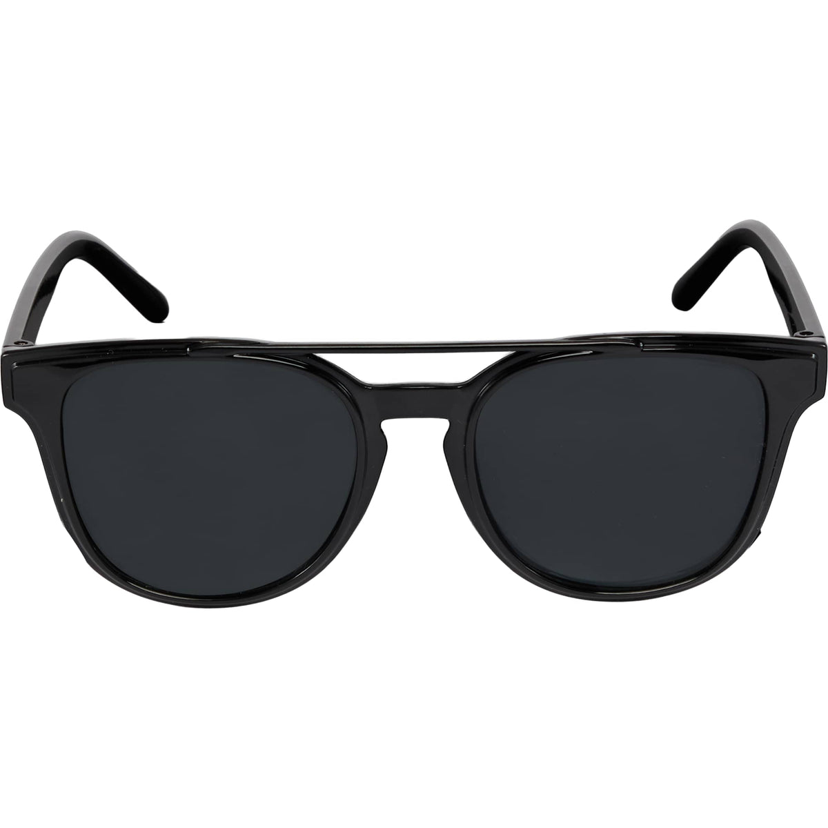 Peyton Brow Bar Sunglasses with Recycled Frame - Black - Alternate