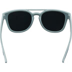 Peyton Brow Bar Sunglasses with Recycled Frame - Gray - Back