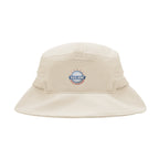 Peyton Performance Bucket Hat in Recycled PET Embroidery - Cream - Embroidery
