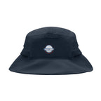 Peyton Performance Bucket Hat in Recycled PET Embroidery - Navy - Embroidery