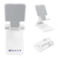 Phone and Tablet Stand in Recycled ABS - White - Pad Print