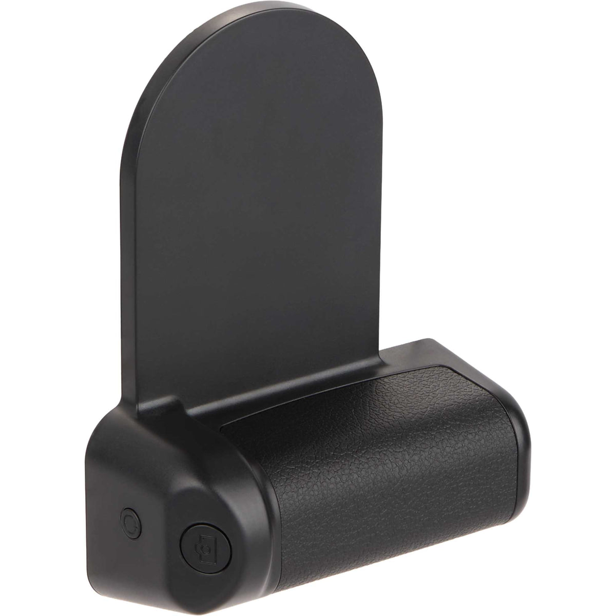 Phone Grip Magnetic Power Bank with Bluetooth Camera Shutter, 5,000 mAh - Black - Front Right Angle