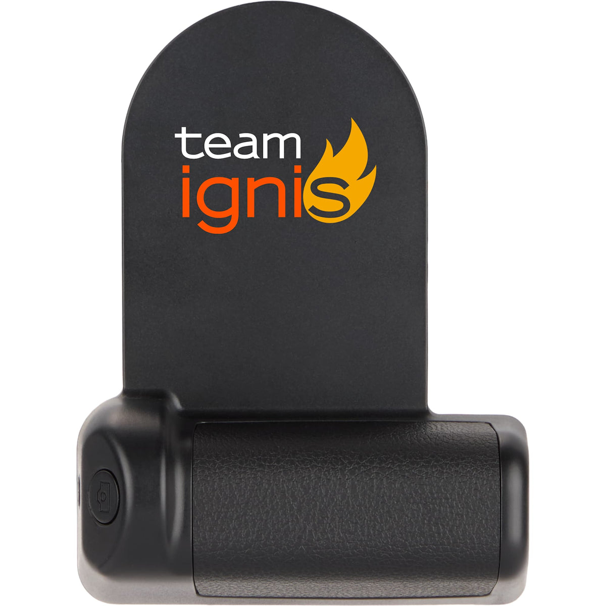 Phone Grip Magnetic Power Bank with Bluetooth Camera Shutter, 5,000 mAh - Black - Front