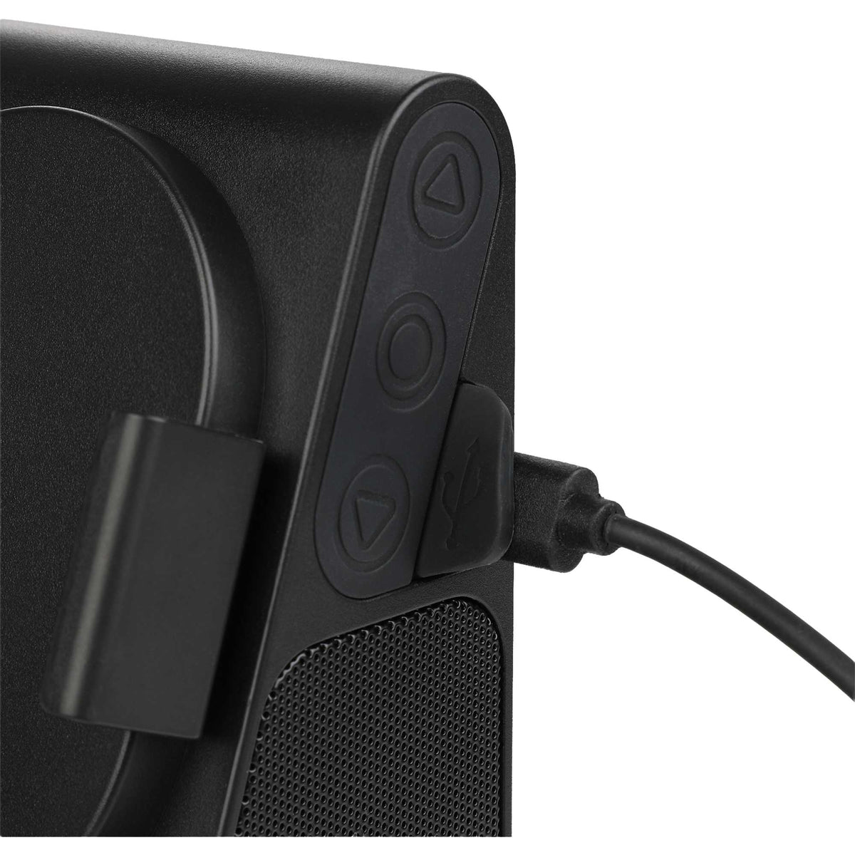 Phone Grip Outdoor Speaker with Magnet and Phone Holder - Black - Detail