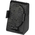 Phone Grip Outdoor Speaker with Magnet and Phone Holder - Black - Left Angle