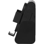 Phone Grip Outdoor Speaker with Magnet and Phone Holder - Black - Left Side