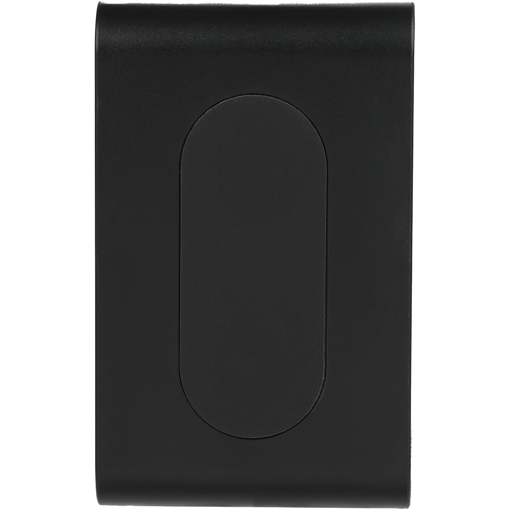Phone Grip Outdoor Speaker with Magnet and Phone Holder Full Color - Black - Back