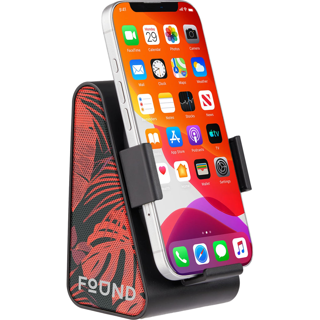 Phone Grip Outdoor Speaker with Magnet and Phone Holder Full Color - Black - Detail 4
