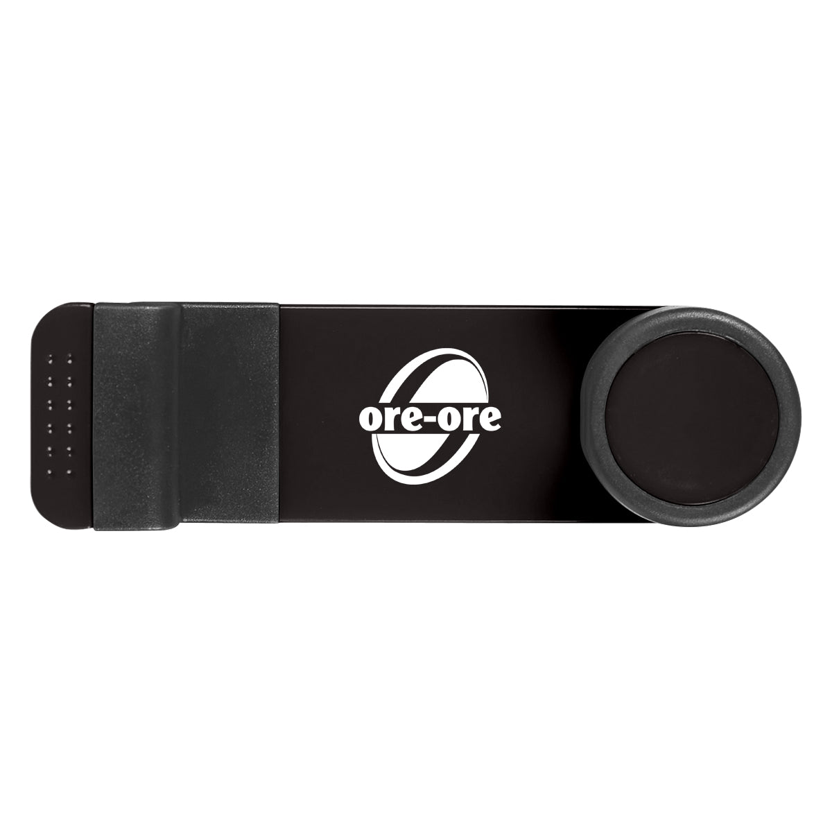 Phone Holder for Car Air Vents - Black With Black - Pad Print