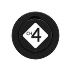 Phone Holder with Magnetic Grip - Black - Pad Print