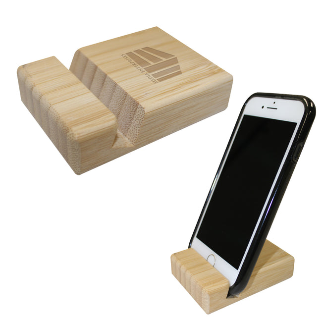 Phone Stand in Solid Bamboo