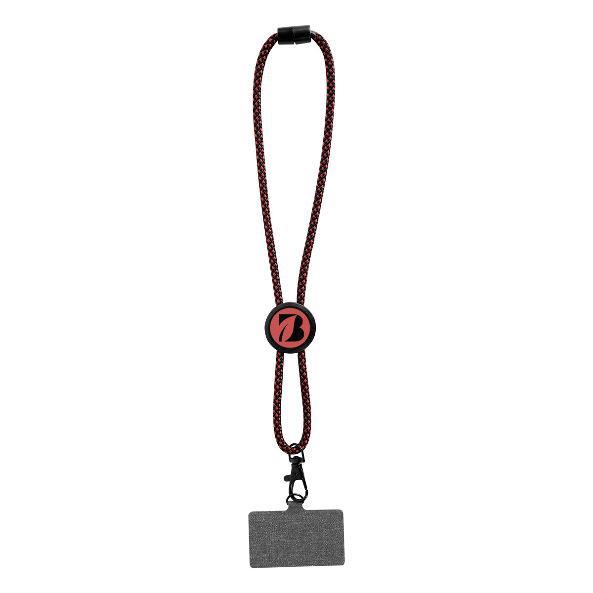 Phone Tether Wristlet in Recycled PET - Red - Pad Print