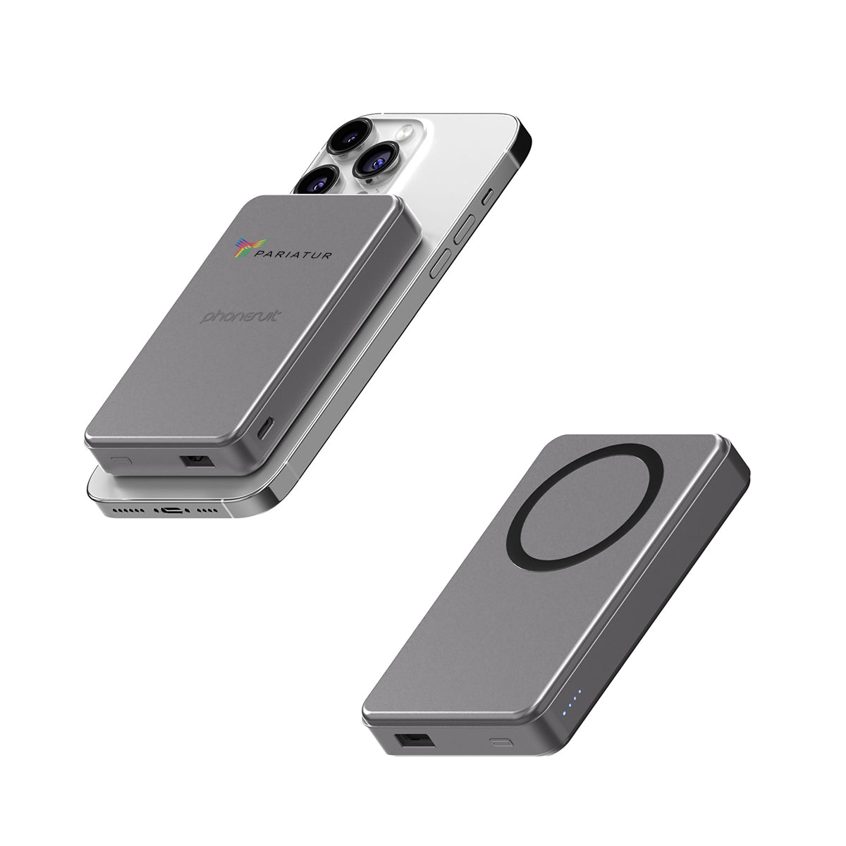PhoneSuit Elite Mag Qi2 Wireless Battery Pack, 10,000 mAh - Full Color