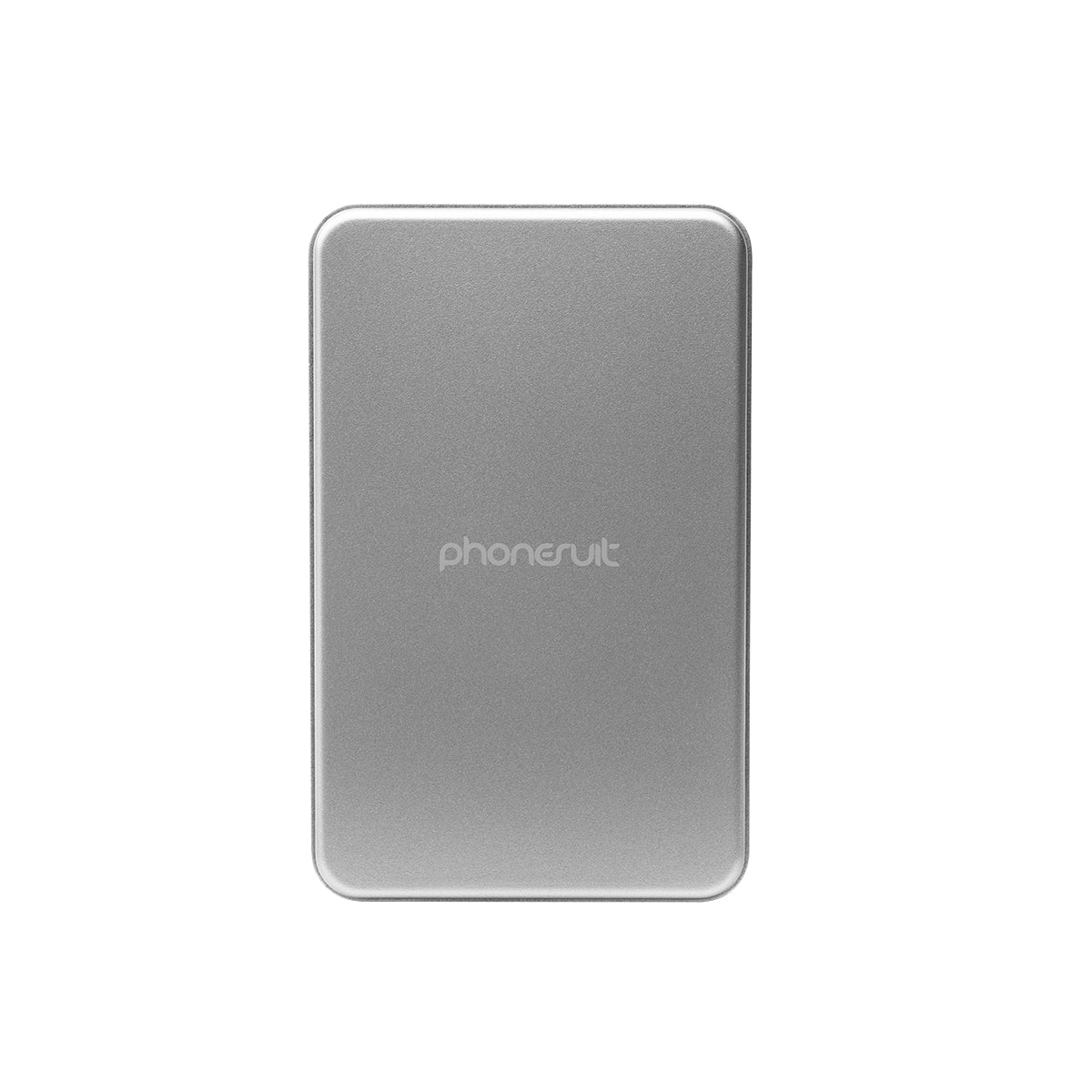 PhoneSuit Elite Mag Qi2 Wireless Battery Pack, 10,000 mAh - Gray - Charger