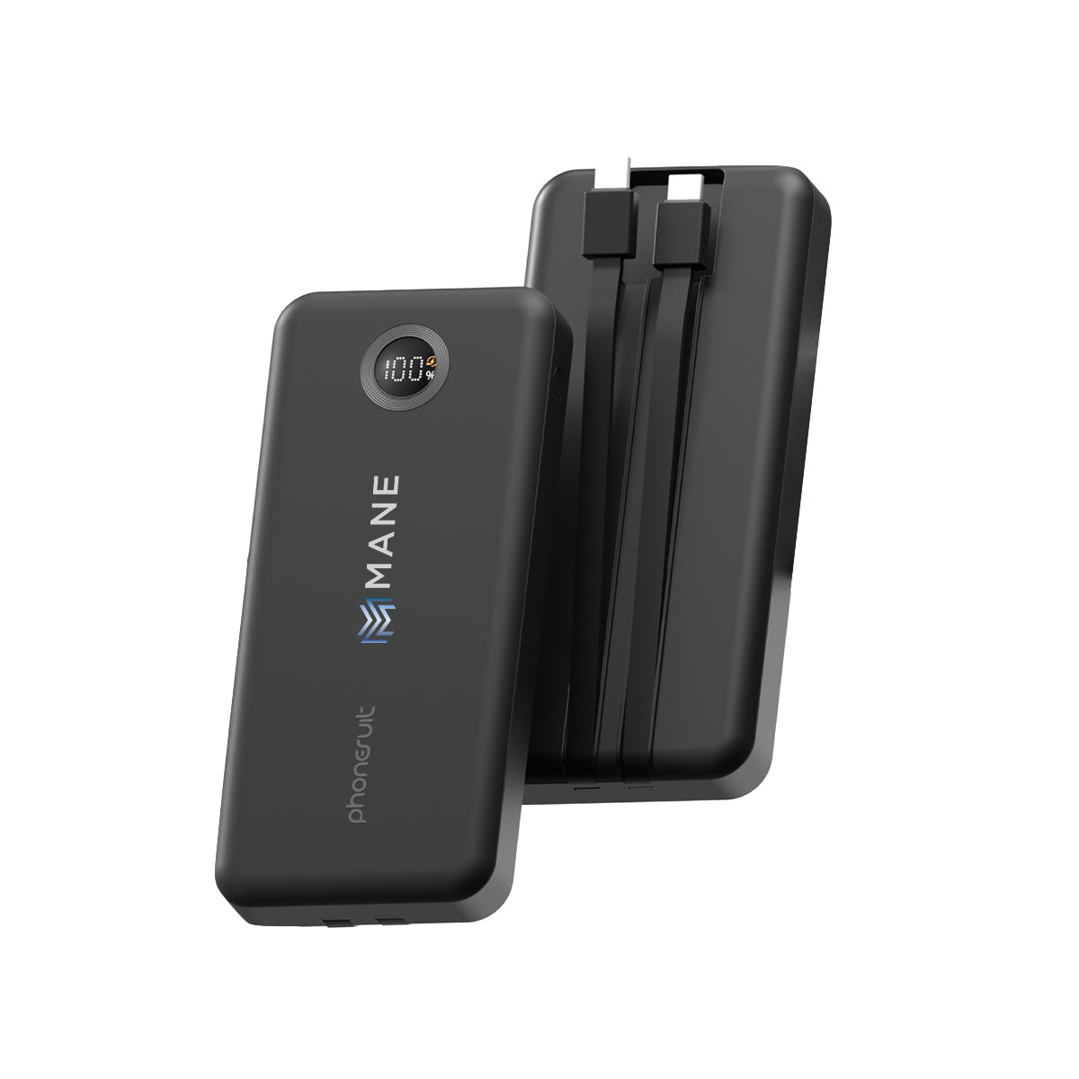 PhoneSuit Journey NOVO Cabled Battery Pack, 10,000 mAh - Full Color