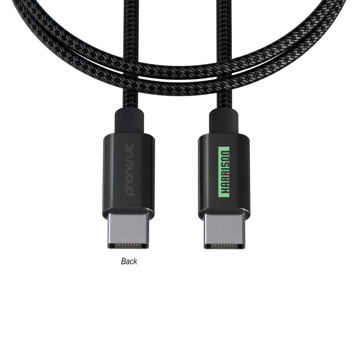 PhoneSuit NOVO 60W Type-C Cable, 6 Foot - 6' 60W PhoneSuit® NOVO Type-C Cable