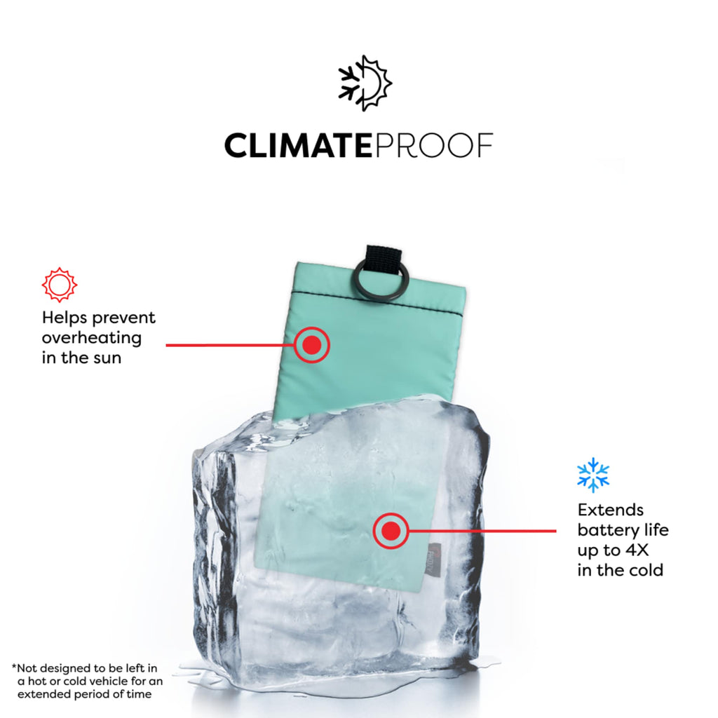 Phoozy Apollo Thermal Phone Capsule, Mint Green Transfer - Mint Green - Info Climate