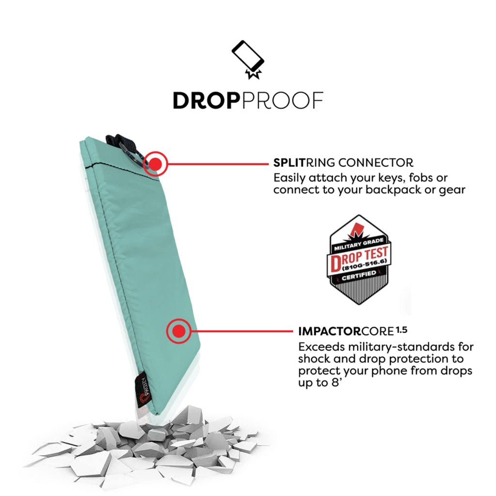 Phoozy Apollo Thermal Phone Capsule, Mint Green Transfer - Mint Green - Info Dropproof