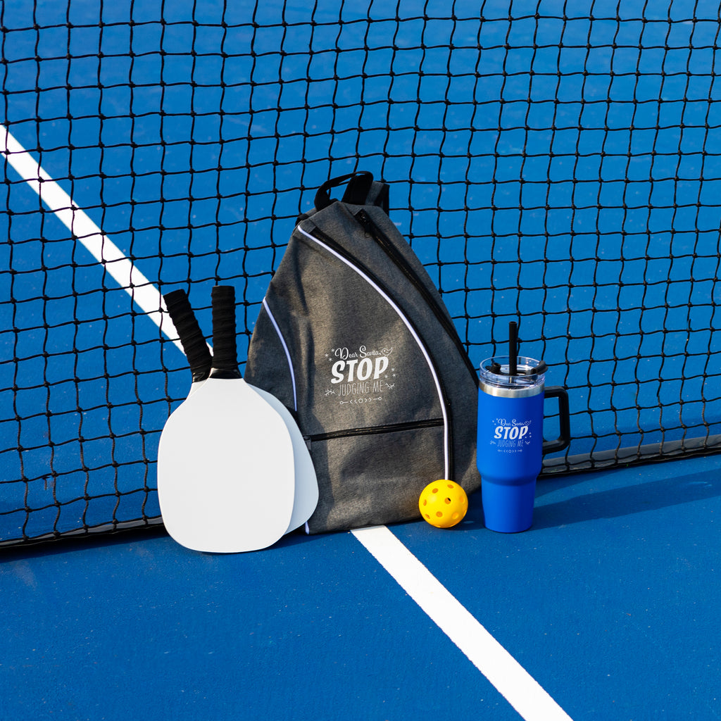 Pickleball Kit, Intrepid - Heather Gray - Lifestyle_Silkscreen