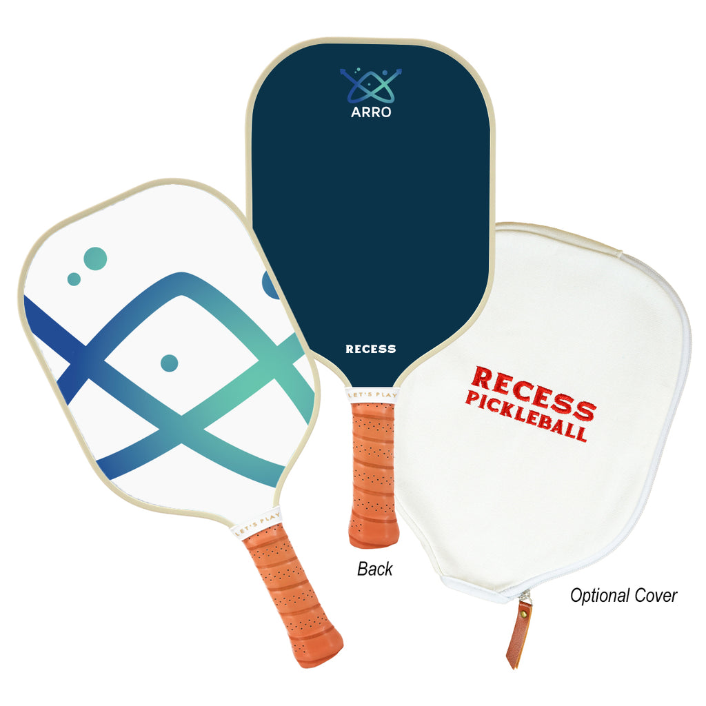 Pickleball Paddle, Recess - White - Colorbrite