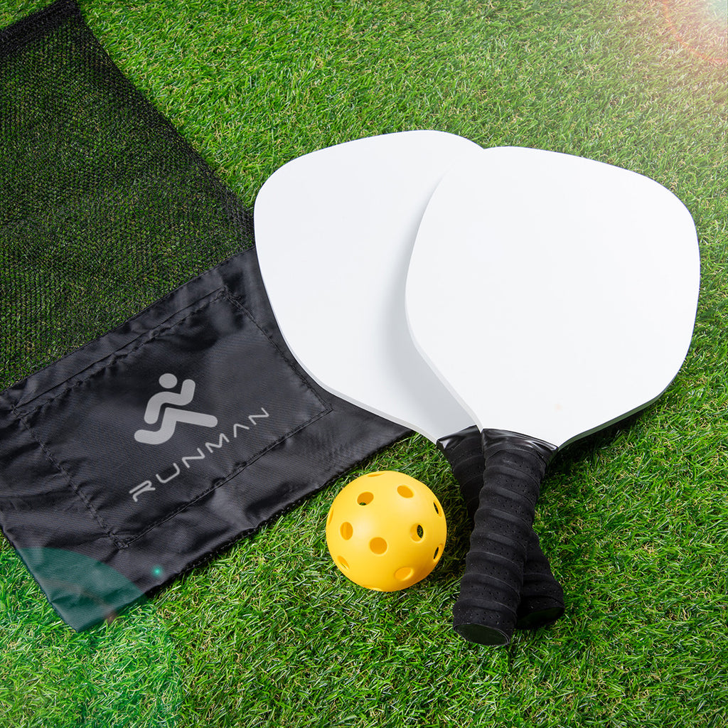 Pickleball Set, Three Piece - Black - Lifestyle_Silkscreen