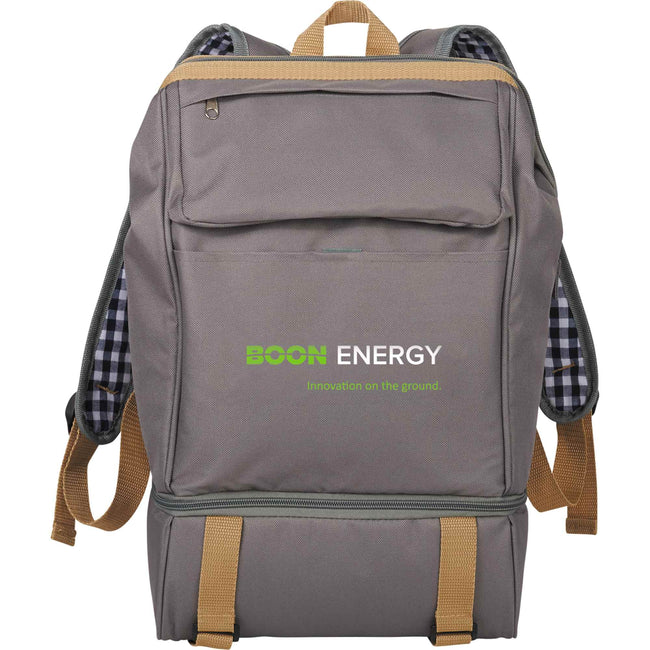 Picnic Backpack for Two with Cooler Compartment Transfer
